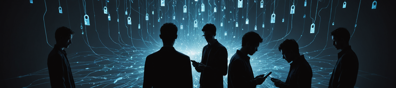 Imagen generada por IA para: El parásito inteligente: Cómo la dependencia del smartphone socava la seguridad y los vínculos sociales