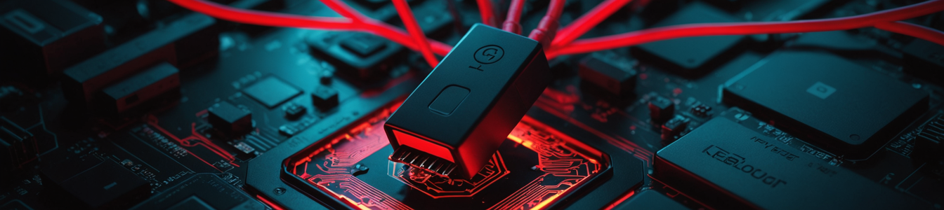 Imagen generada por IA para: Operación USB Heist: Cómo dispositivos con keyloggers permitieron un fraude bancario de $100M