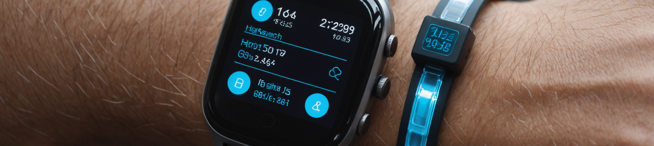 Imagen generada por IA para: Sensores IoT de próxima generación: monitoreo de hidratación y wearables inteligentes