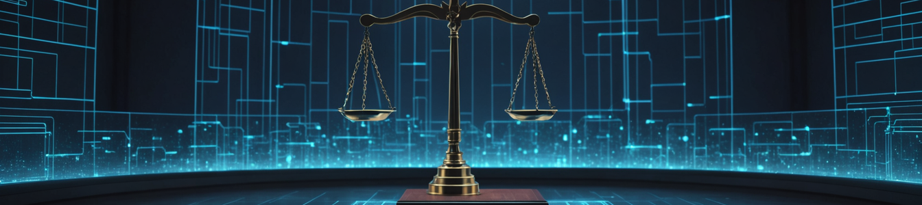 Imagen generada por IA para: Ciberseguridad judicial: Los tribunales equilibran adopción de IA y riesgos en salas virtuales