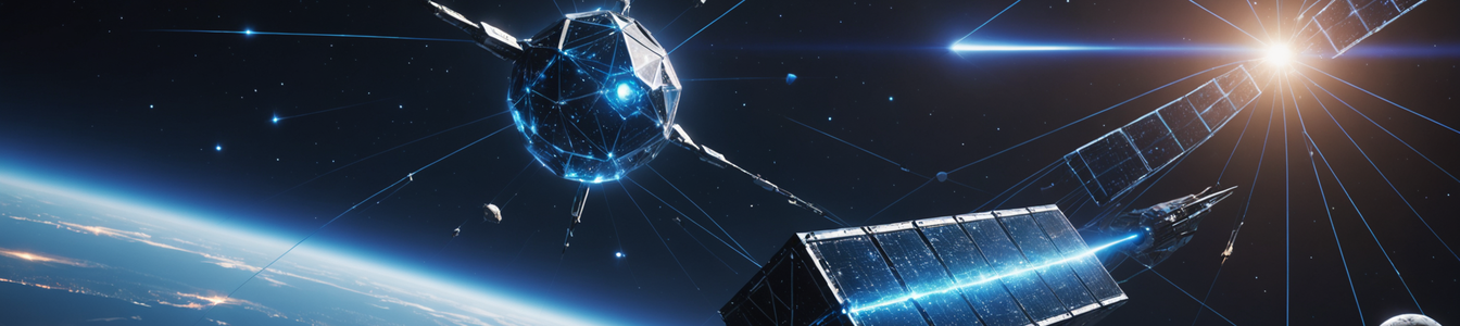 Imagen generada por IA para: Cripto en el Cosmos: Implicaciones de Seguridad en la Era Espacial
