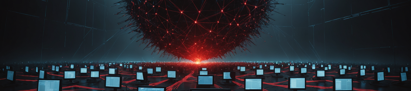 Imagen generada por IA para: Caídas en medios rusos: Ataques DDoS generan debate sobre censura