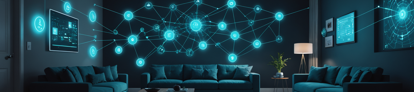 Imagen generada por IA para: Matter 1.4.2 y NFC: La revolución silenciosa en seguridad para hogares inteligentes