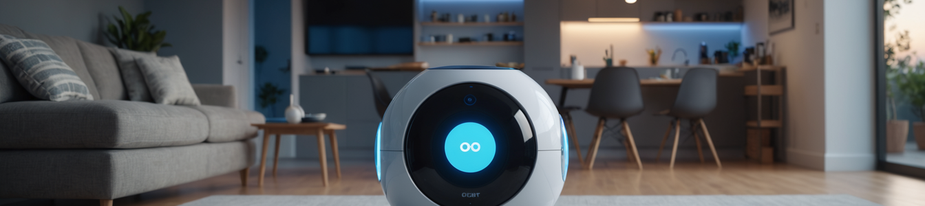 Imagen generada por IA para: La revolución del hogar inteligente de Apple: robots con IA y dispositivos IoT centrados en seguridad