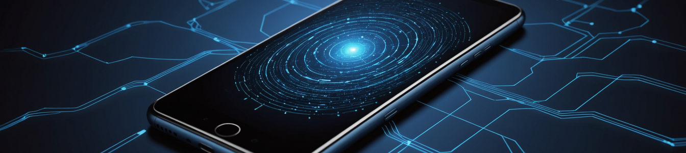 Imagen generada por IA para: Dispositivos móviles con IA: Desafíos de seguridad en la nueva generación de smartphones