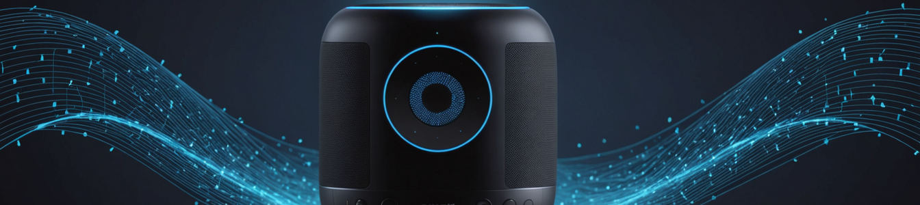 Imagen generada por IA para: La ambición de Google con altavoces IA: implicaciones de seguridad del ecosistema hogar inteligente