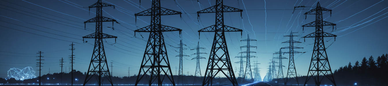 Imagen generada por IA para: El auge de la infraestructura de IA expone vulnerabilidades críticas en redes eléctricas nacionales
