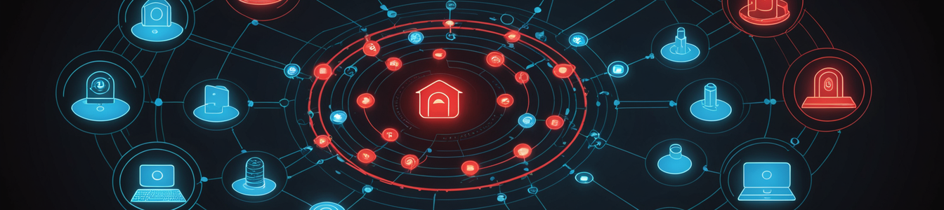 Imagen generada por IA para: Brechas de Seguridad IoT en Halloween: Cuando los Trucos de Hogar Inteligente se Convierten en Amenazas Reales