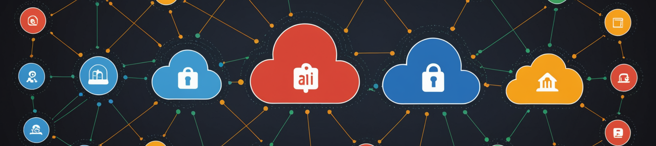 Imagen generada por IA para: Se intensifica la guerra de IA en la nube: Google y AWS lanzan plataformas de seguridad empresarial