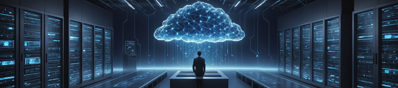 Imagen generada por IA para: La Ansiedad Laboral por IA Remodela Estrategias de Seguridad en la Nube Empresarial