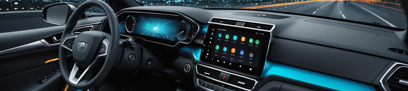 Imagen generada por IA para: Evolución de Seguridad en Android Auto: Widgets e IA Transforman Protección en Vehículos