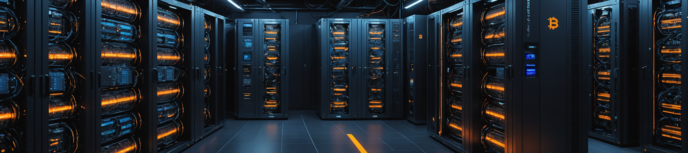 Imagen generada por IA para: Gigantes de Minería Bitcoin Cambian a Centros de Datos como Evolución Estratégica