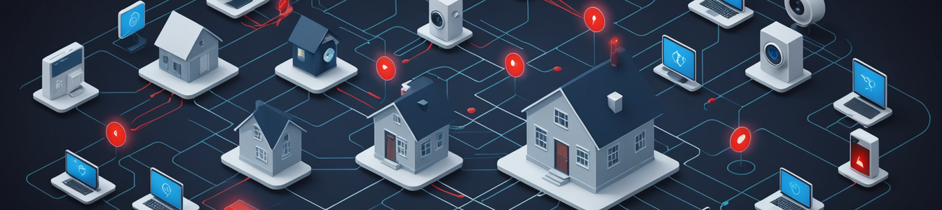 Imagen generada por IA para: Crisis de Seguros para Hogares Inteligentes: Cuando los Dispositivos IoT Hacen tu Casa Inasegurable