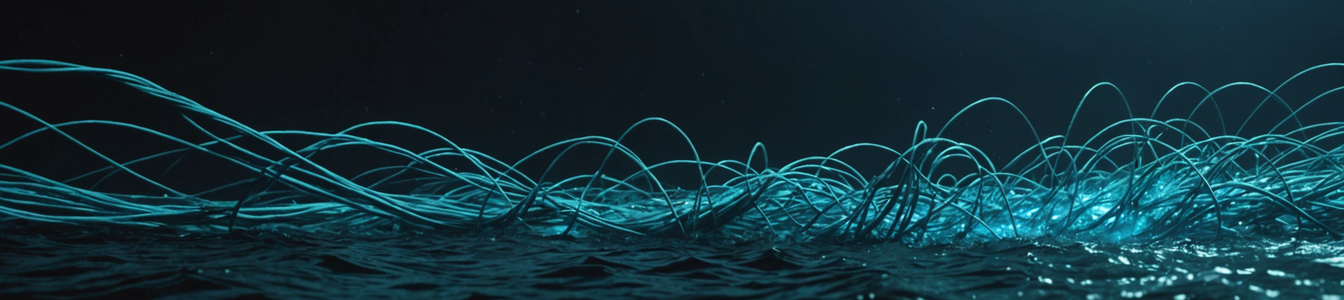 Imagen generada por IA para: Cable Fastnet de AWS: Reconfigurando la Seguridad Transatlántica de Datos