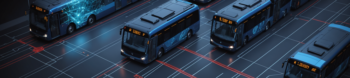 Imagen generada por IA para: Crisis de seguridad en autobuses eléctricos de Noruega: Vehículos chinos vulnerables a apagado remoto