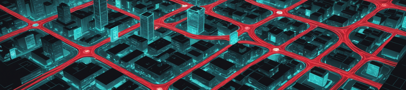 Imagen generada por IA para: Seguridad en Desarrollo Orientado al Transporte: Riesgos en Infraestructura Digital-Física