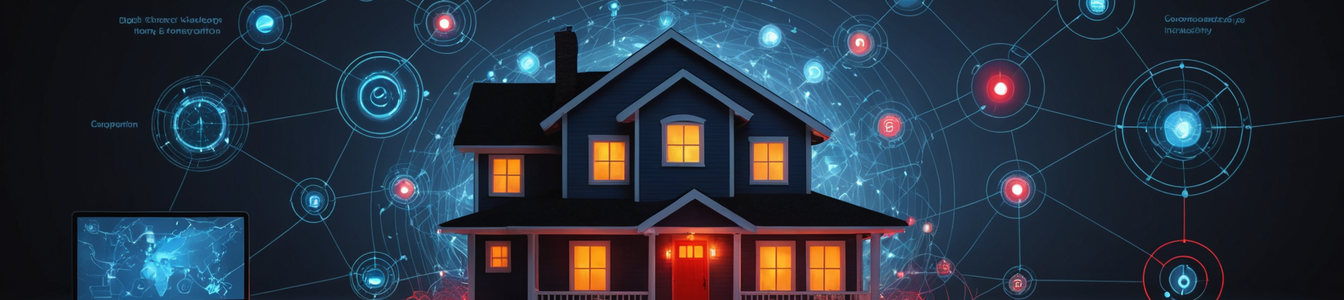 Imagen generada por IA para: Integración de Hogares Inteligentes Crea Nuevos Puntos Ciegos de Ciberseguridad