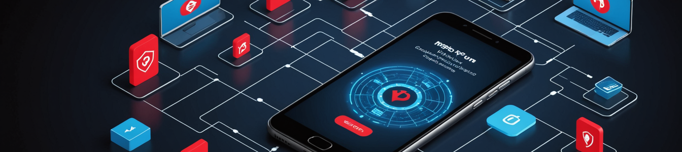 Imagen generada por IA para: Crisis VPN en Black Friday: Cibercriminales atacan compradores con apps falsas