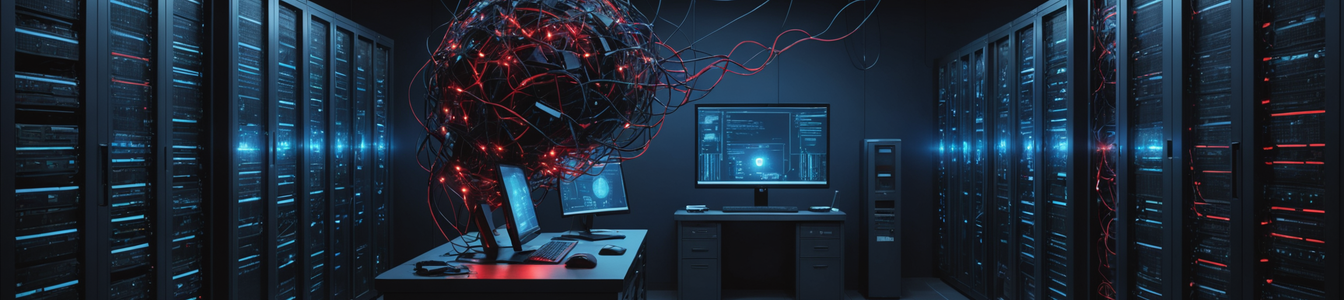 Imagen generada por IA para: Crisis de Deuda en Infraestructura IA: Riesgos Cibernéticos Ocultos en Apuesta de $40B