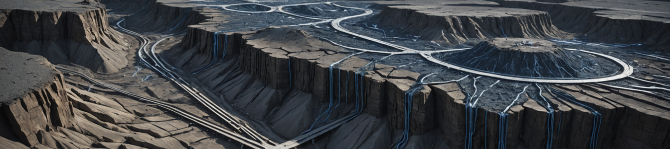 Imagen generada por IA para: Amenazas Geológicas Generan Crisis de Ciberseguridad en Infraestructura Crítica