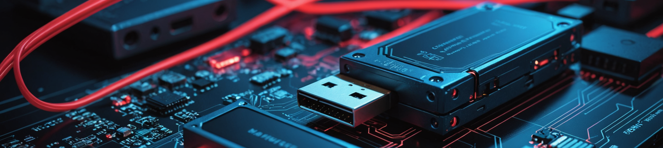 Imagen generada por IA para: Resurgimiento del Malware USB: La Amenaza Silenciosa en Cargadores Públicos y Dispositivos Modificados