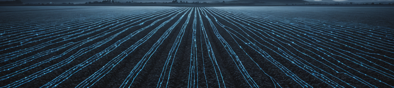 Imagen generada por IA para: Cultivos Tokenizados, Amenazas Digitales: La Creciente Superficie de Ataque del AgriTech