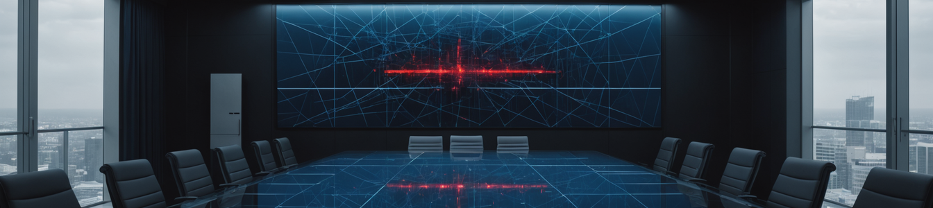 Imagen generada por IA para: La Turbulencia en los Consejos Genera Puntos Ciegos de Ciberseguridad en Corporaciones Globales