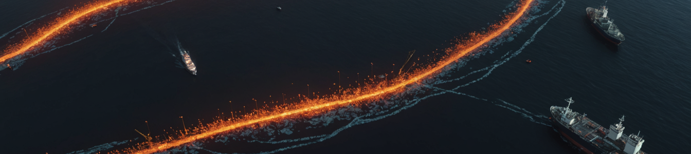 Imagen generada por IA para: El Efecto Dominó de la Guerra del Petróleo: De Puertos Bloqueados a Platos Vacíos