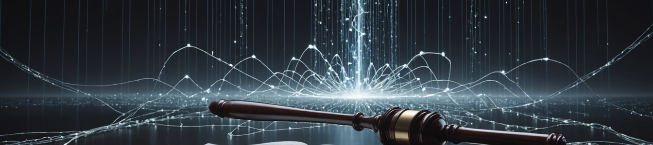 Imagen generada por IA para: El Campo Minado Legal de la IA: Desde la Prohibición en los Oscar hasta la Responsabilidad Judicial, se Escriben las Reglas