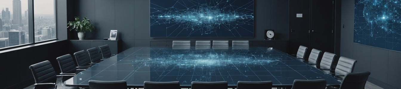 Imagen generada por IA para: Turbulencia en la Sala de Juntas: Cómo los Cambios de Gobierno Señalan Vulnerabilidades Cibernéticas Ocultas