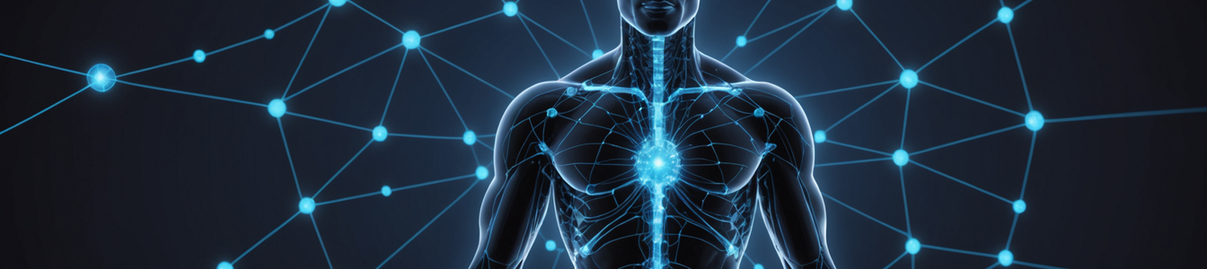 Imagen generada por IA para: La Red Corporal: Riesgos de Seguridad en la Proliferación del IoT Bio-Sensor
