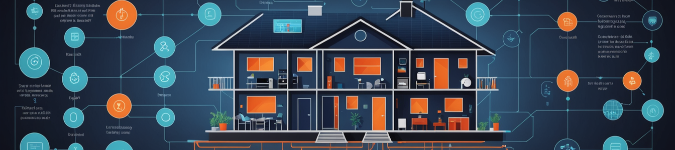 Imagen generada por IA para: Los ecosistemas IoT del CES 2026: El apretón de manos invisible que redefine la seguridad doméstica