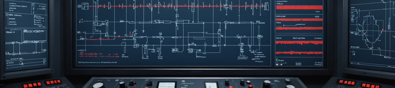 Imagen generada por IA para: Infraestructura Crítica Bajo Ataque: Del Petróleo al Agua, Servicios Esenciales Paralizados por Ciberataques