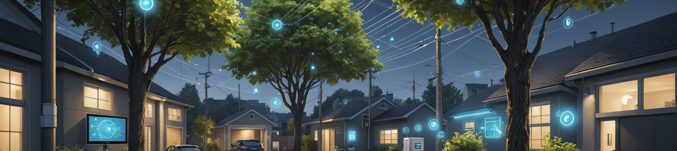 Imagen generada por IA para: Centinelas silenciosos: La doble función del IoT en seguridad urbana y monitoreo ambiental