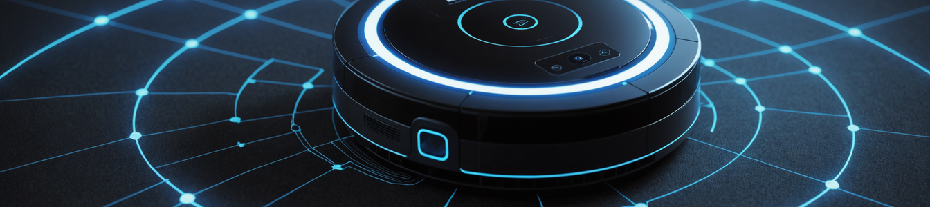 Imagen generada por IA para: Fallo de seguridad IoT: Un aficionado al 'hazlo tú mismo' obtiene control accidental de 7.000 aspiradoras robot