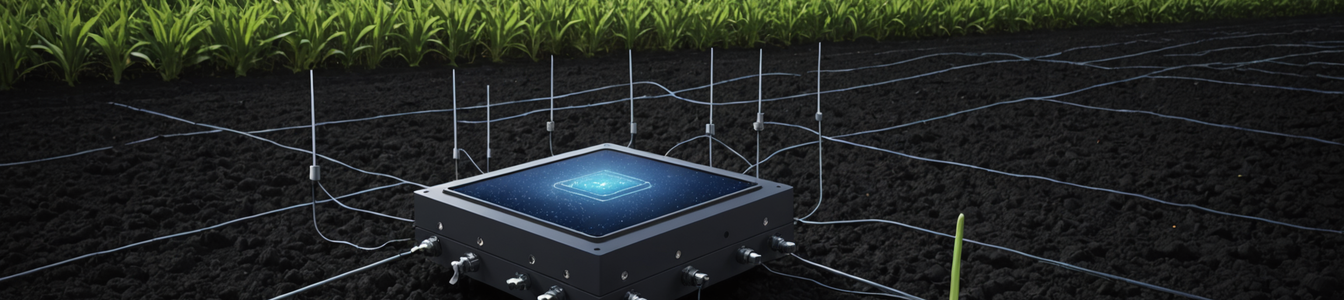 Imagen generada por IA para: La Cosecha Cibernética de la Agricultura Inteligente: La Expansión del IoT Crea Nuevas Vulnerabilidades en la Cadena Alimentaria
