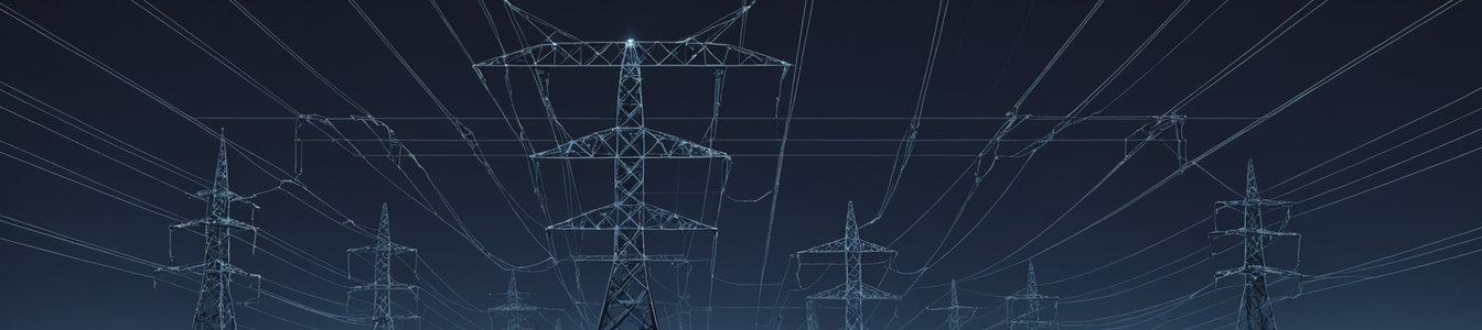 Imagen generada por IA para: La apuesta de la IA por la red eléctrica: Cómo la tensión en infraestructuras crea vulnerabilidades críticas