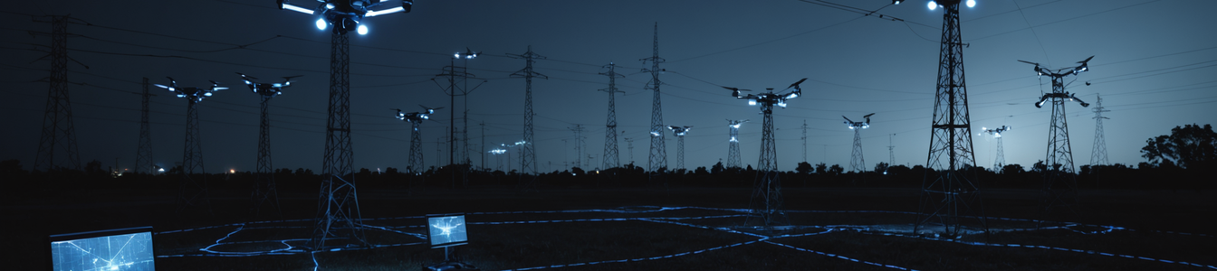 Imagen generada por IA para: Simulación con drones expone vulnerabilidad crítica en la infraestructura eléctrica de EE.UU.