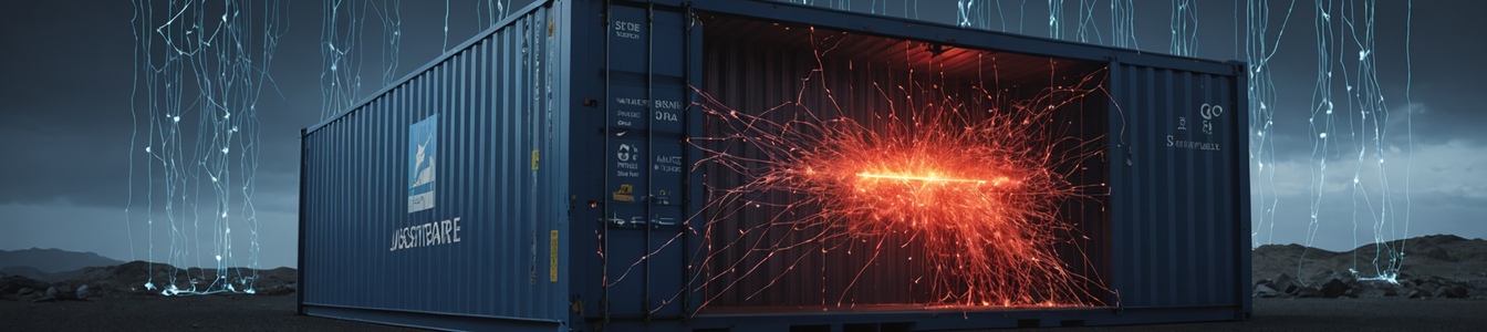 Imagen generada por IA para: Guerra Contenerizada: La Nueva Frontera en Amenazas Ciberfísicas a la Cadena de Suministro